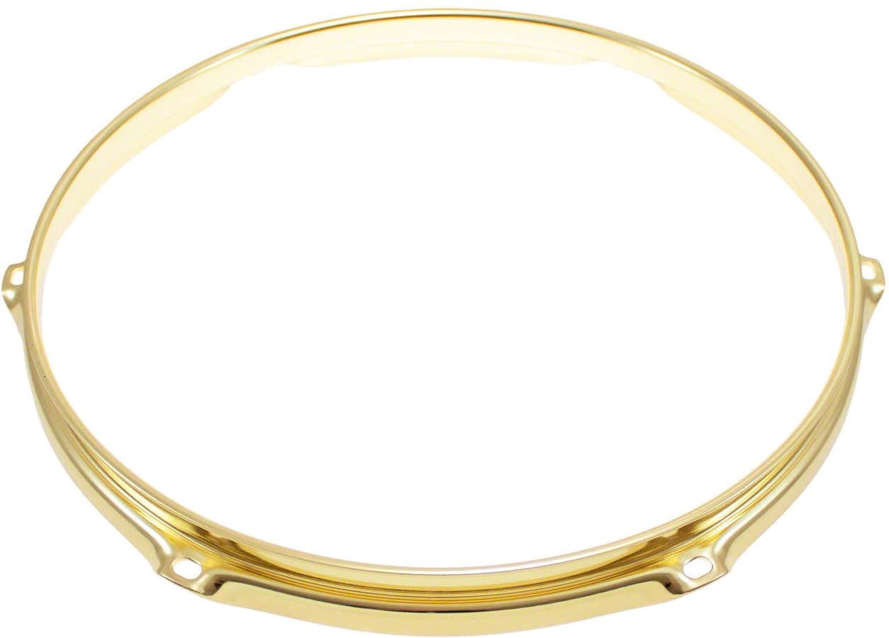 H30-12-6BR - Spannreifen 12" 6 Spannschrauben Goldfarben Super Triple Flange 3.0mm