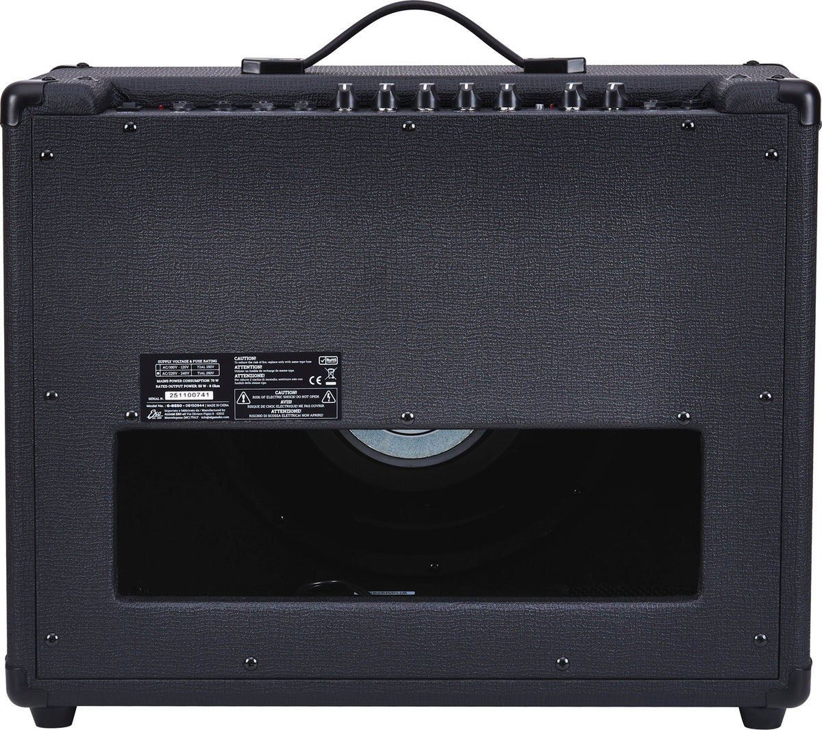 2 channels + FX loop + Reverb - 12" speaker - 50W