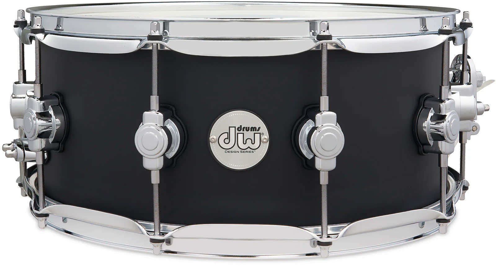 Snare Drum Design Series Black Satin 14X6