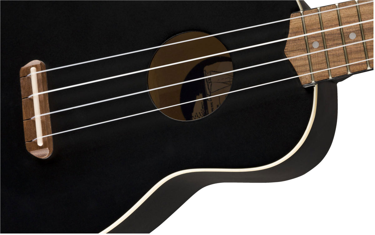 Venice Sopran-Ukulele WN Schwarz
