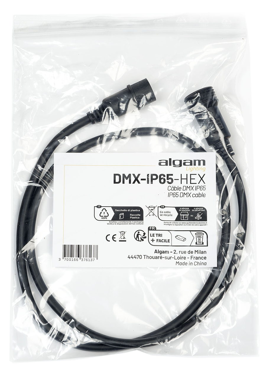 Algam Lighting DMX IP65-Kabel für IP Par 712/1212 HEX