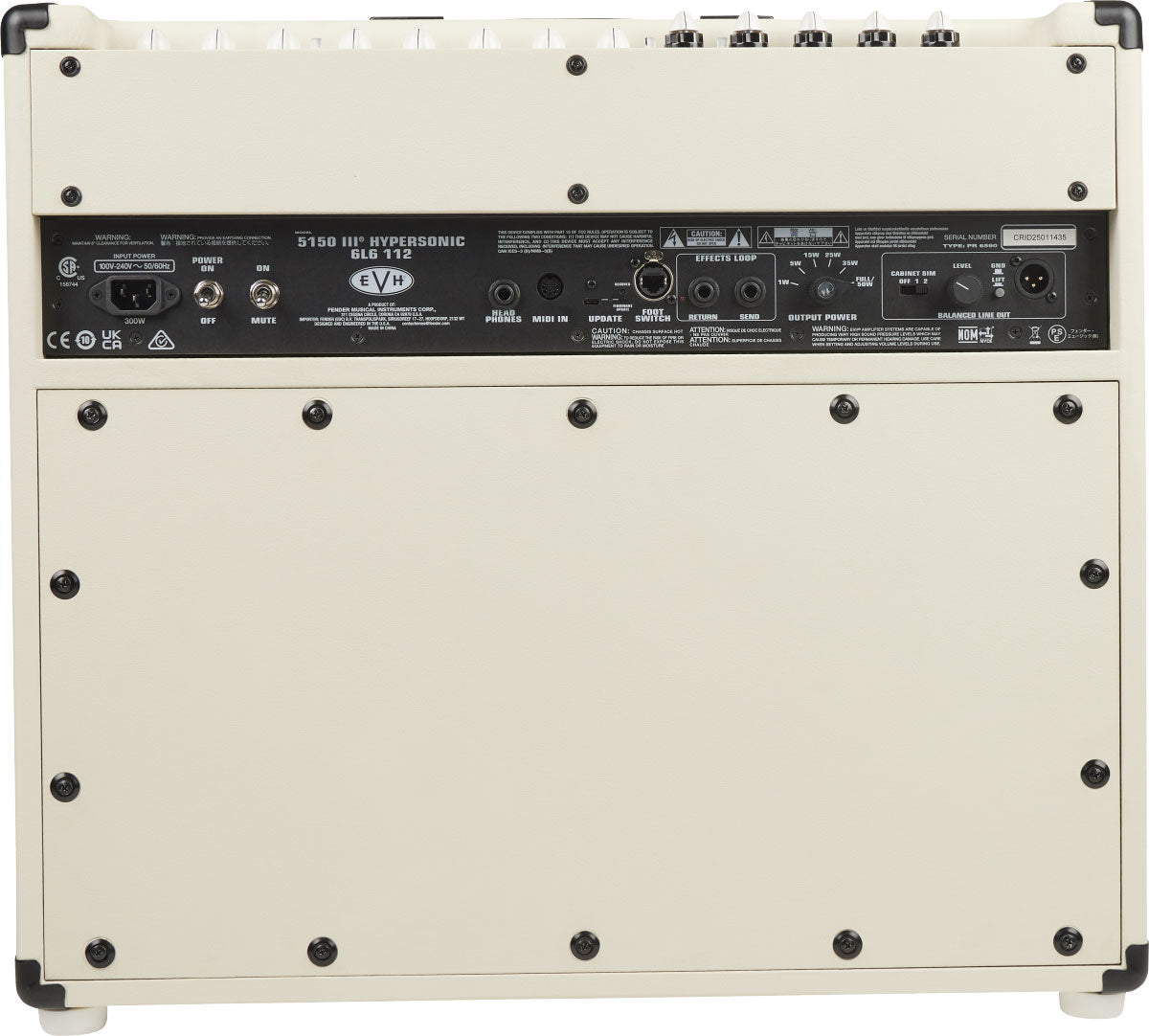 5150III Hypersonic 6L6 1x12 - Weiß