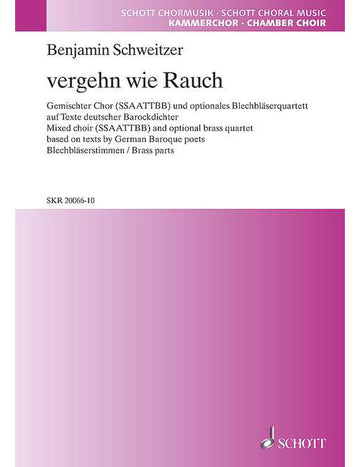Schweitzer B. - Vergehn Wie Rauch - Stimme