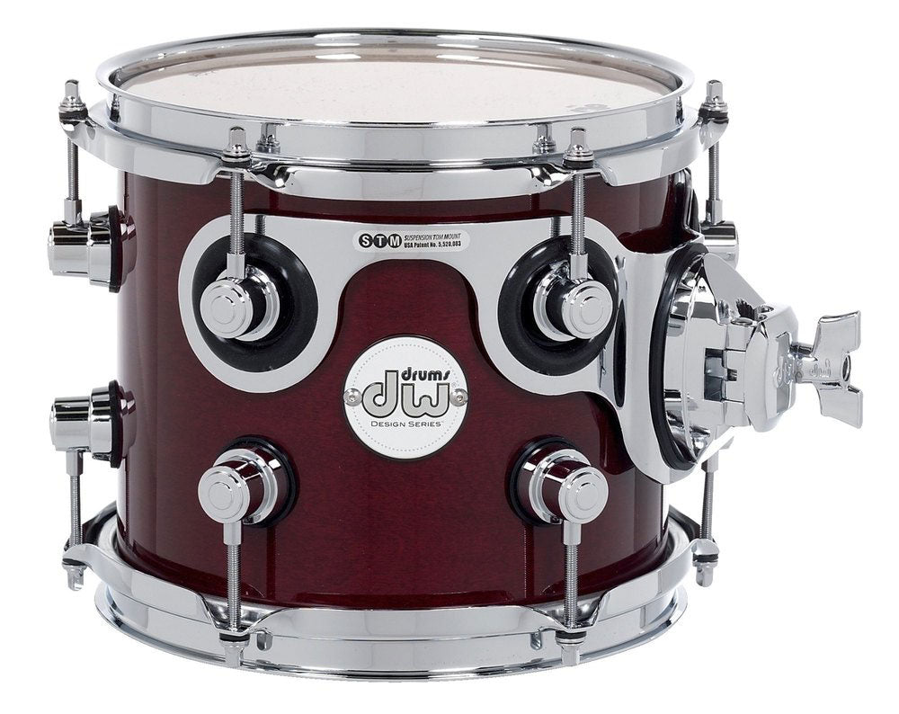 DW Drum Workshop Tom 8X7" Design Kirsche gebeizt