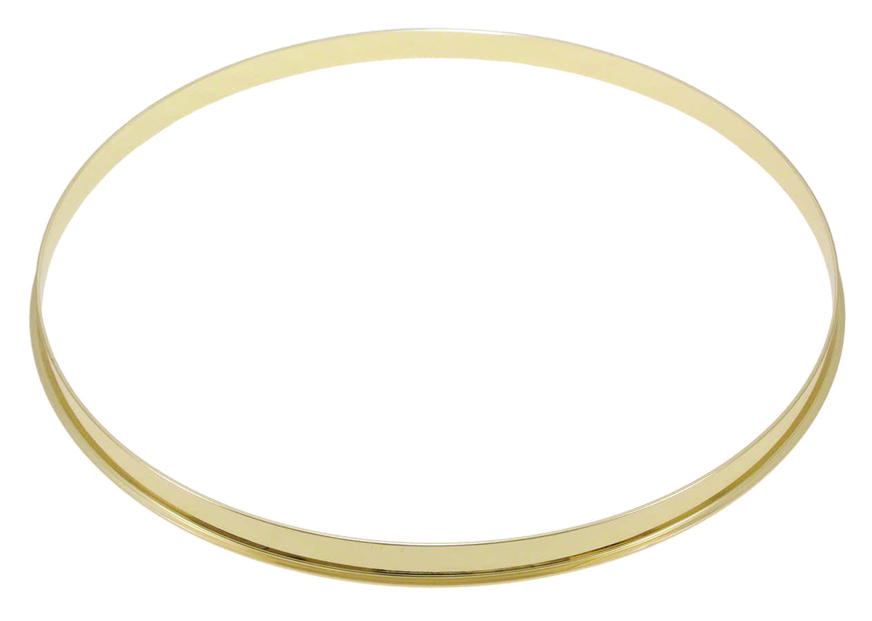 Stahl-Spannreifen 12" Gold 2.3mm Simple Flange