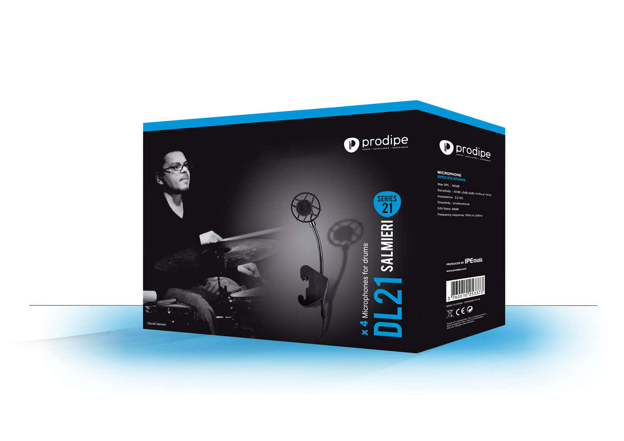 DL21 Salmieri Drums - 4er-Pack Mikrofone