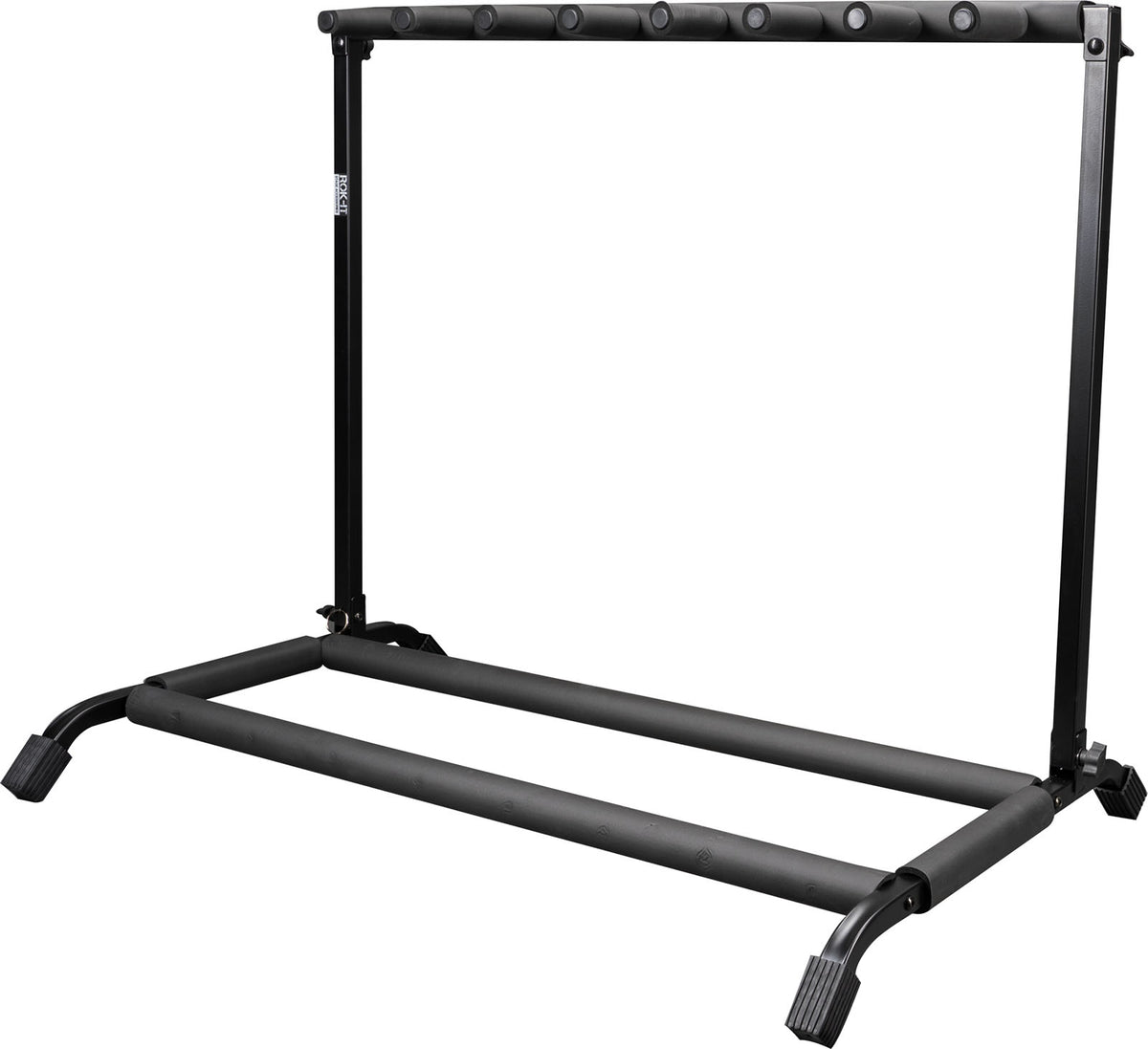 Klapp- und ausziehbares Rack für 7 Gitarren