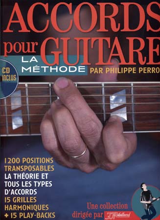 PERRON P. - ACCORDS POUR GUITARE - 1200 POSITIONS TRANSPOSABLES + CD