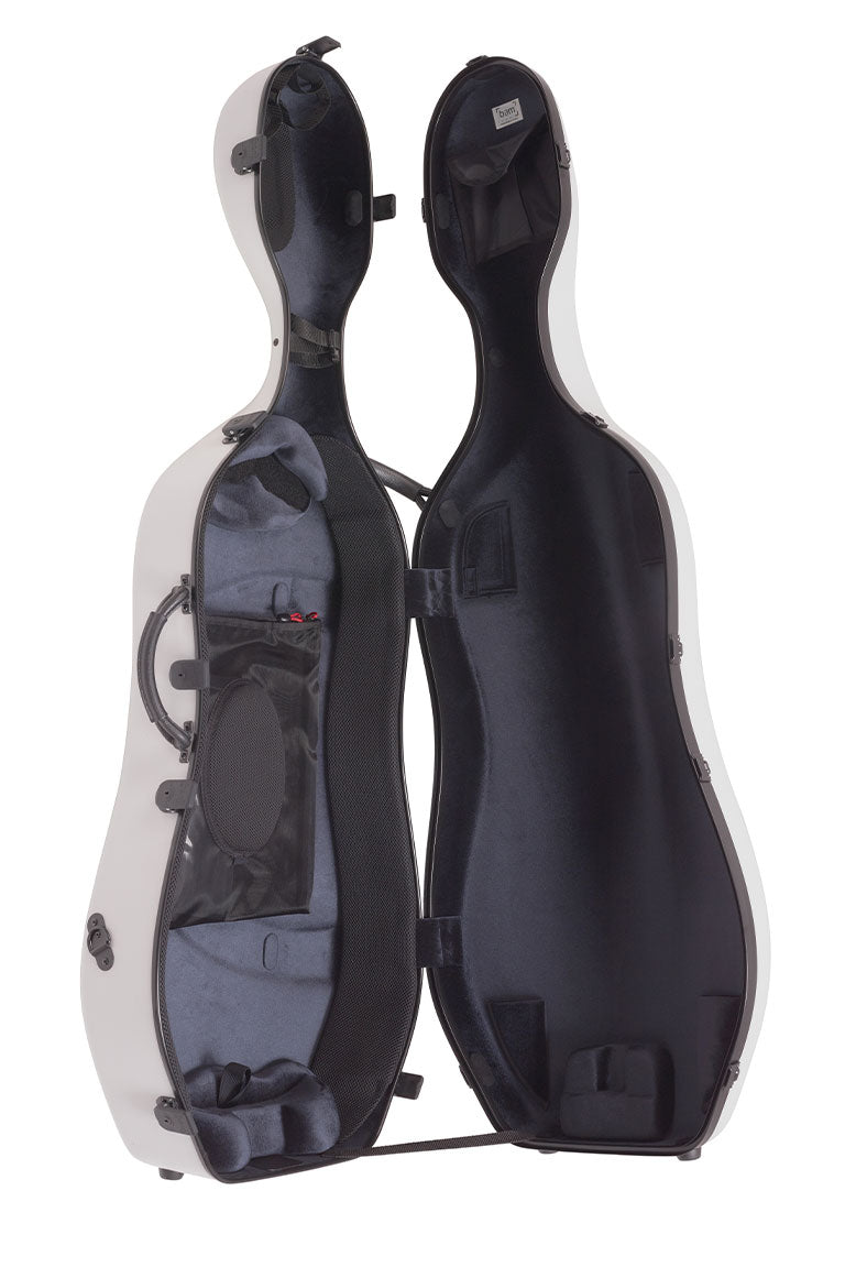 Cello-Etui 4/4 Classic + Rollen - Hellgrau
