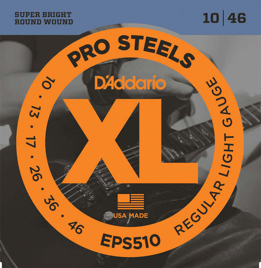 EPS510 PROSTEELS ELECTRIC GUITAR STRINGS REGULAR LIGHT 10-46