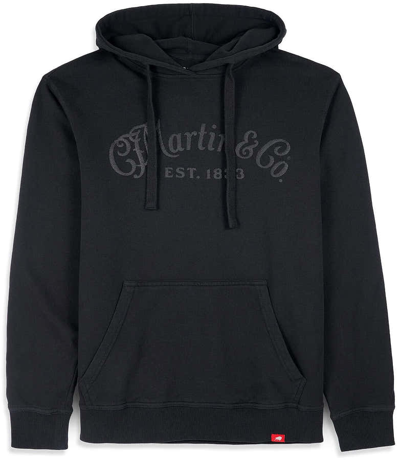 Kapuzen-Sweatshirt Ton-in-Ton Schwarz M