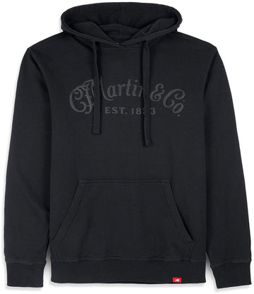 Kapuzen-Sweatshirt Ton-in-Ton Schwarz M