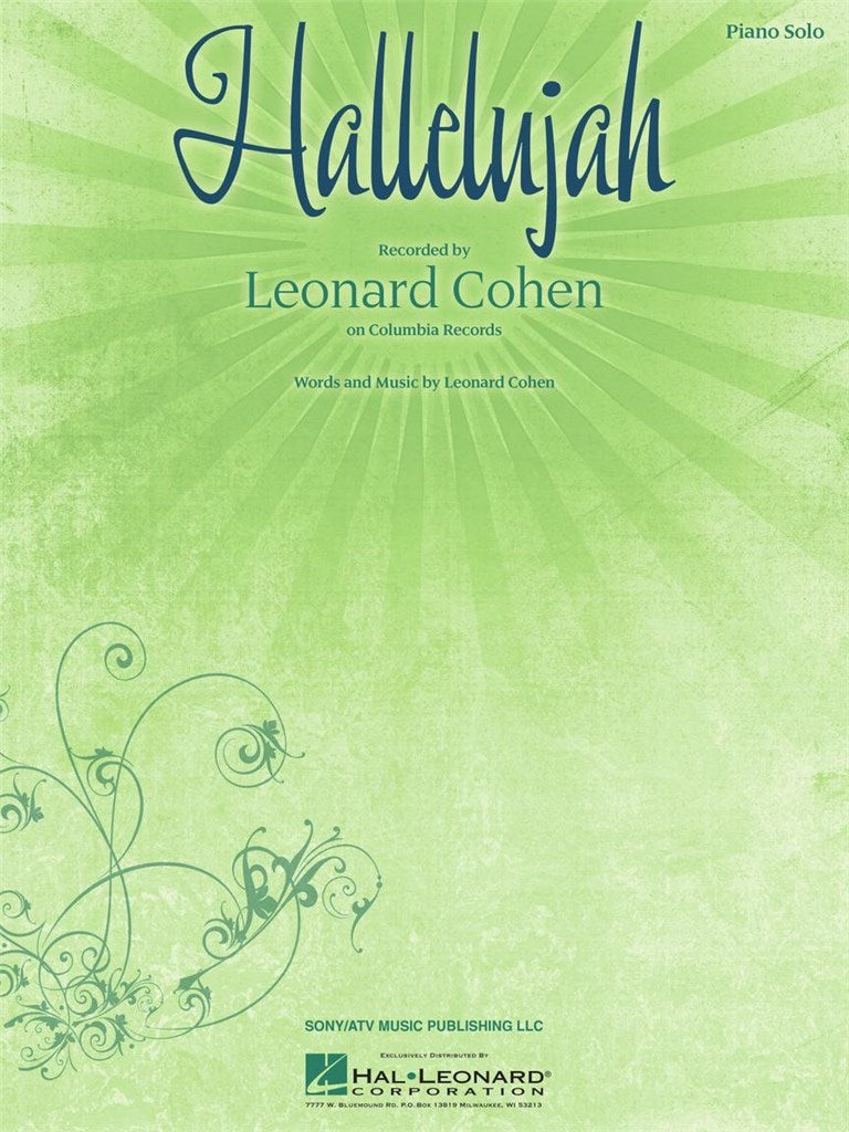 LEONARD COHEN – Hallelujah – Klaviersolo