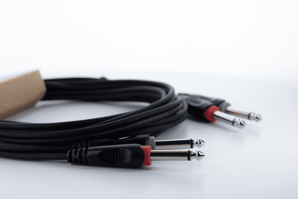 Audiokabel Doppel-Mono-Klinken 3 M