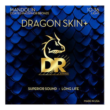 10-36 Dragon Skin+ beschichtete Mandolinen-Saiten Light