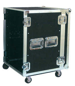 Flightcase mit Rollen 12u