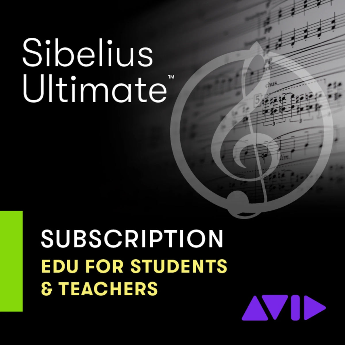 AVID Sibelius Ultimate 1Y Verlängerung Bildung
