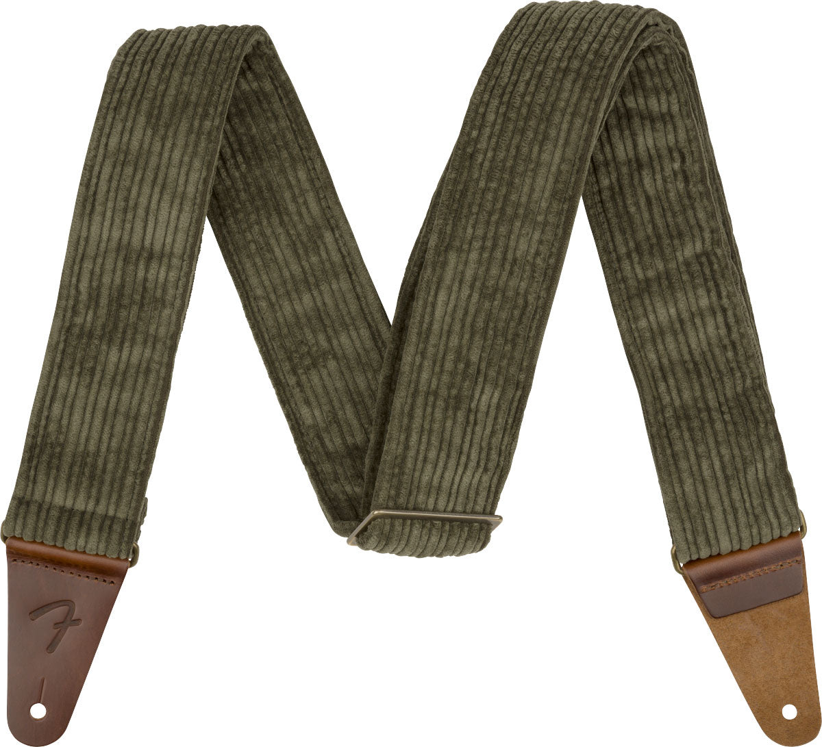 Gurt aus Breitcord Antik-Olive 2"