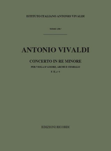 Vivaldi A. - Konzert in d-Moll RV 393 F.ii/4 - Viola d'amore