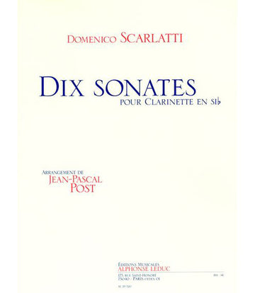 SCARLATTI/POST - 10 SONATEN FÜR SOLOKLARINETTE IN B