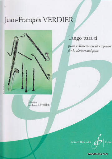 Verdier J.F. - Tango Para Ti - Clarinette Et Piano