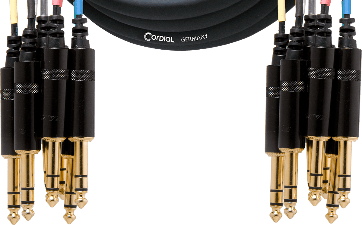 Mehrfachkabel 8 Jack/jack Stereo 5 M