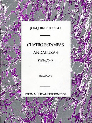 JOAQUIN RODRIGO - VIER ANDALUSISCHE BILDER FÜR - Klavier solo