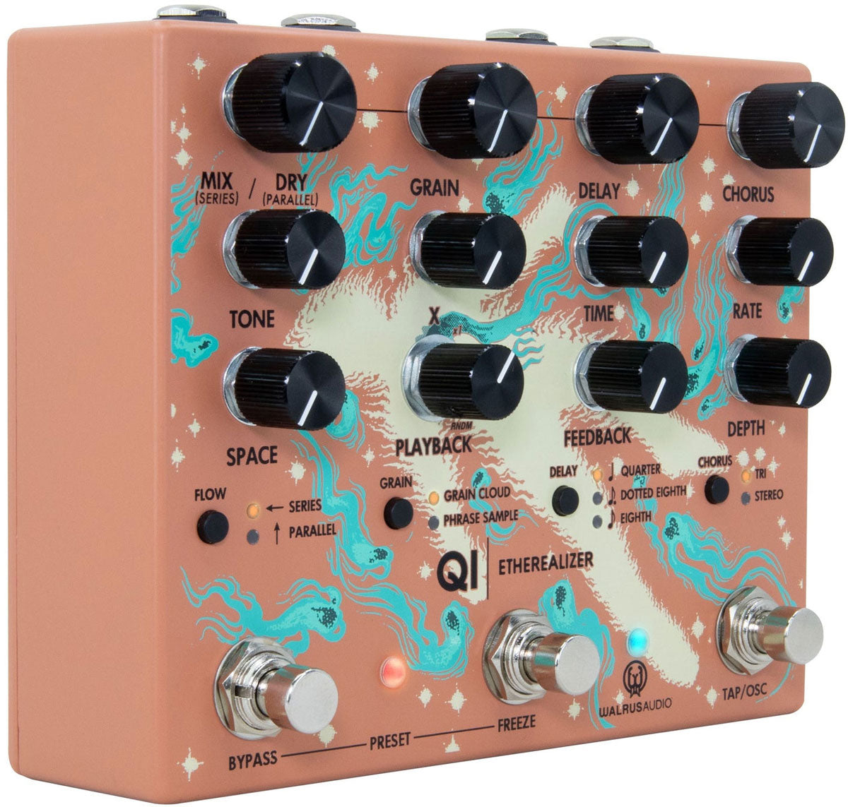 Qi Etherealizer Terracotta - Reverb Delay Chorus Granular-Effekt