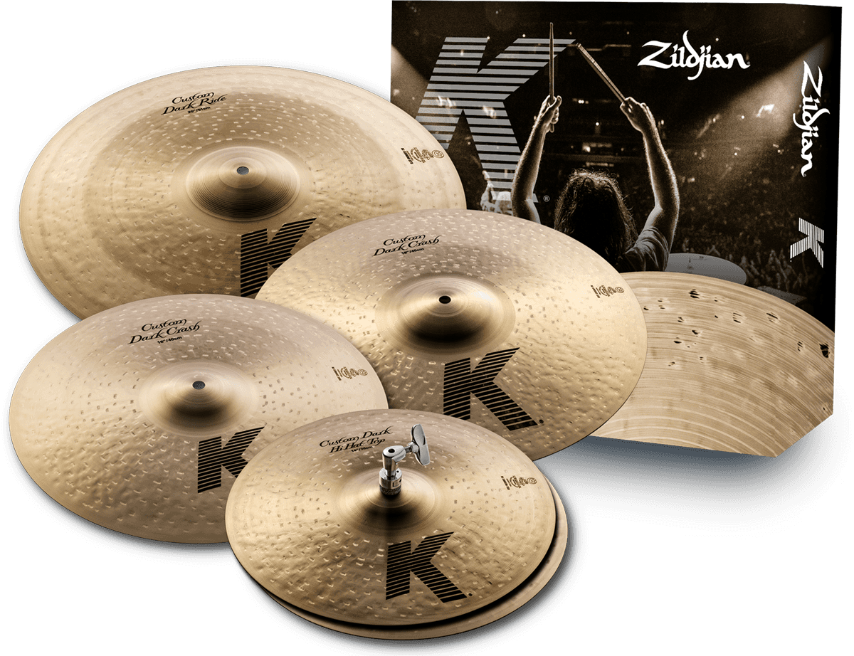 Zildjian KCD900 - K-Custom Set Dark 14/16/20 + 18 Crash