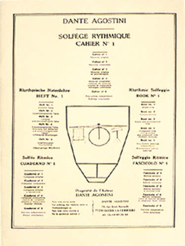 Solfège Rythmique Vol.1 - Agostini