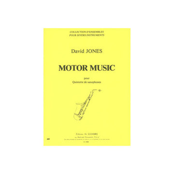Jones - Motor Music - Quintette De Saxophones