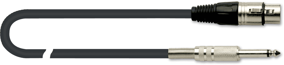 Quiklok MX777-9 XLR FEMALE CABLE - 9M MONO JACK