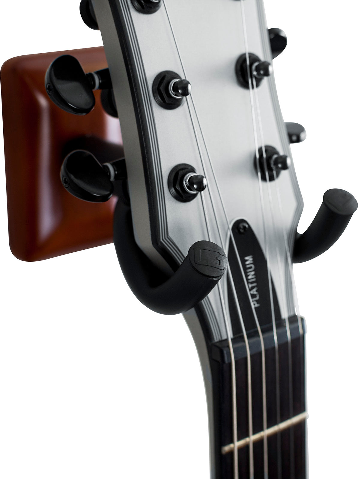 Mahogany Wall Mount Guitar Hanger