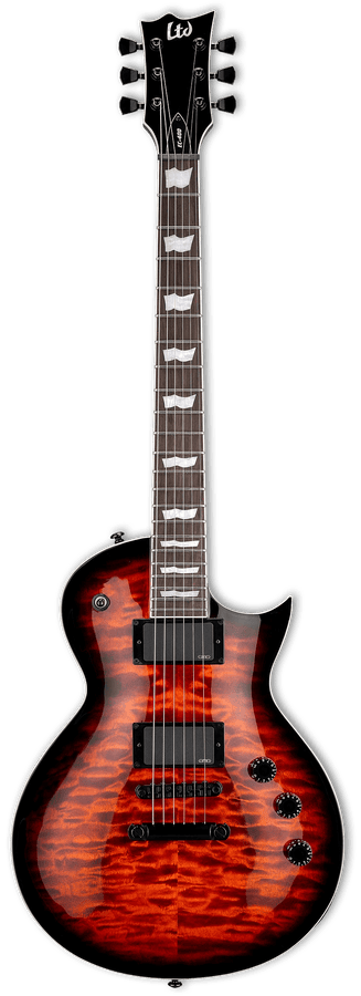 Eclipse EC-400 QM Vintage Burst