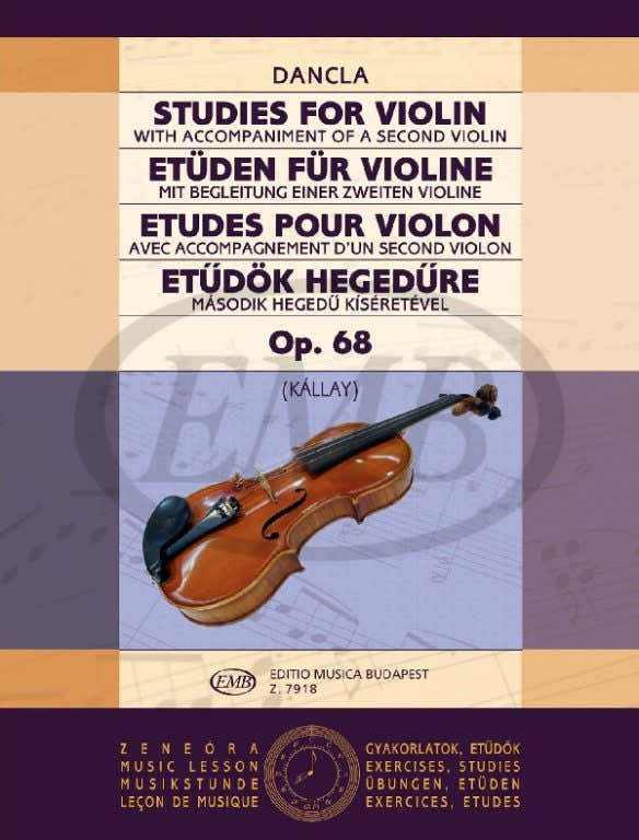 DANCLA - STUDIES FOR VIOLIN OP.68 - 2 VIOLONS