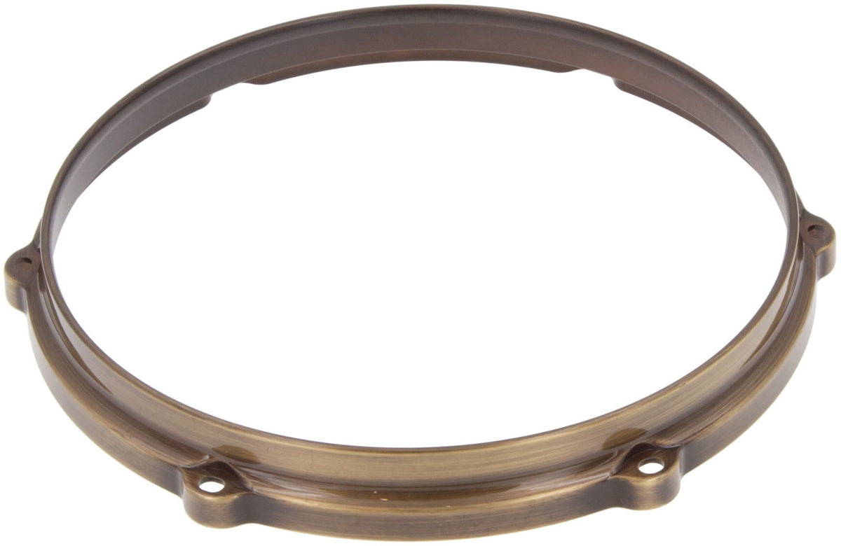 Hdc3-10-6Vbb 10" 6 Holes Black 3Mm Die Cast Drum Hoop Vintage Brushed Brass