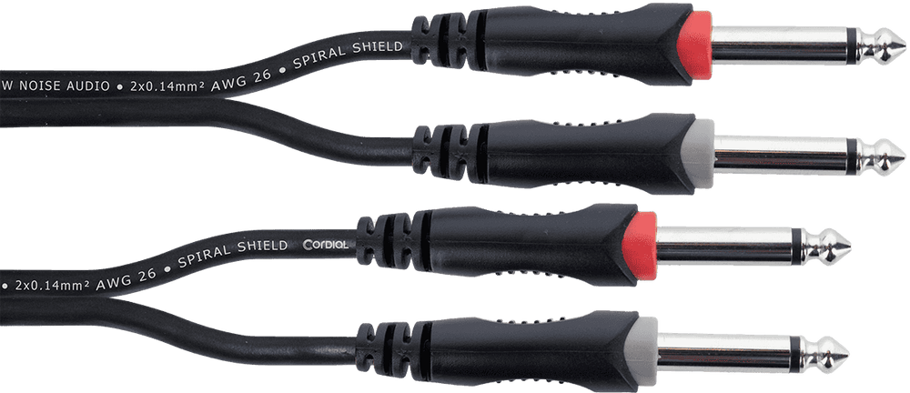 Cordial Audiokabel Doppel-Mono-Klinken 3 M