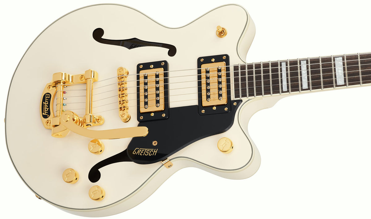 G2655TG Streamliner Center Block Jr. Bigsby LTD LRL Vintage Weiß