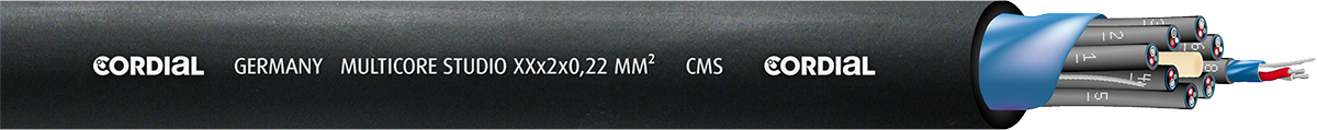 Multicore-Kabel 12 Paare 2 X 0,22mm - 15 M