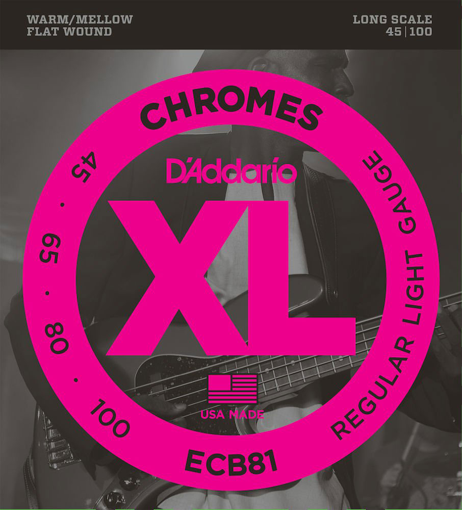 ECB81 Chromes Flachdraht Langmensur Regular Light 45-100