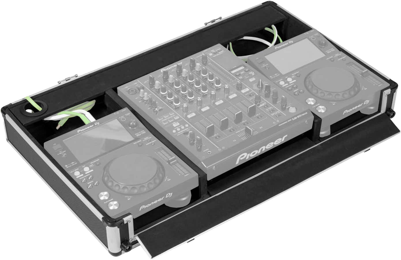 Koffer für Regie 10 / 12'' XDJ700 und DJM750 Silber