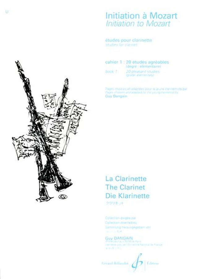 Initiation A Mozart Vol.1 Clarinette - Dangain