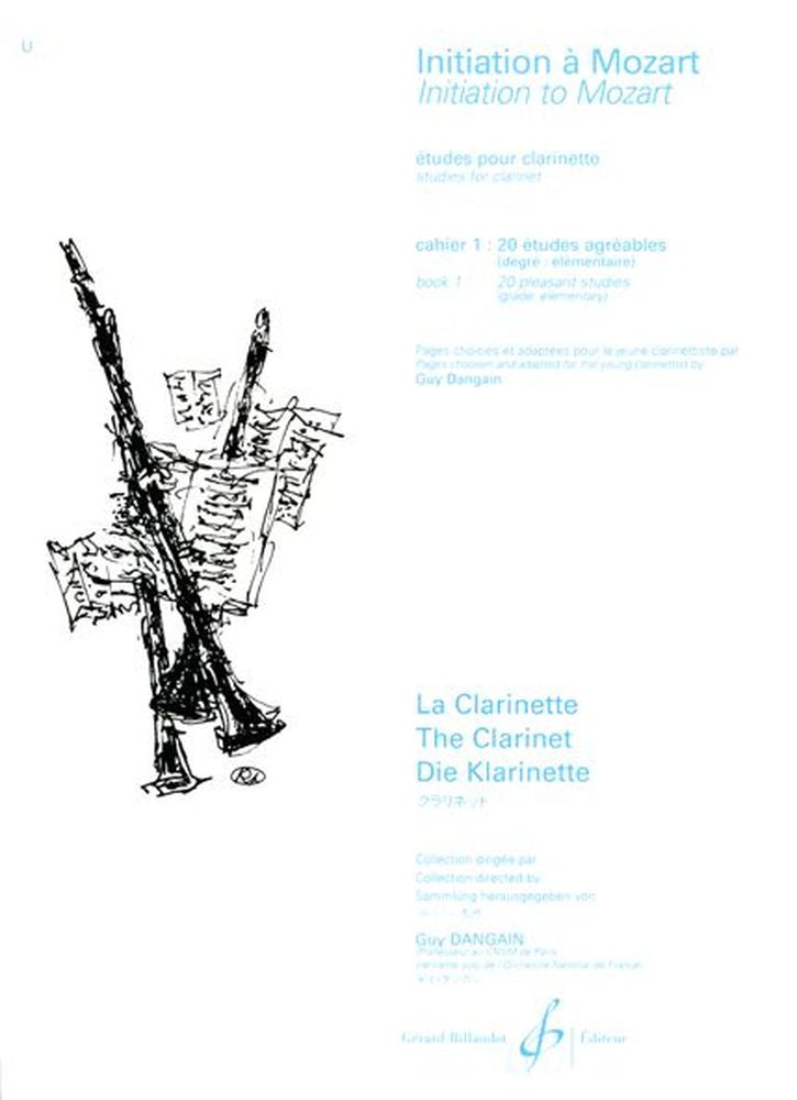 Billaudot Initiation A Mozart Vol.1 Clarinette - Dangain