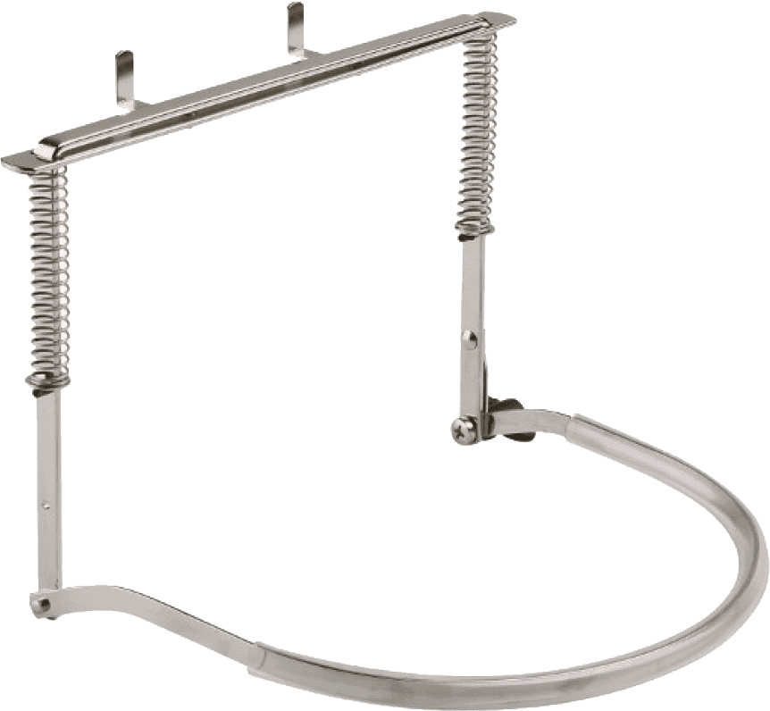 K&M 16410-000-01 VERNICKELT MUNDHARMONIKAHALTER