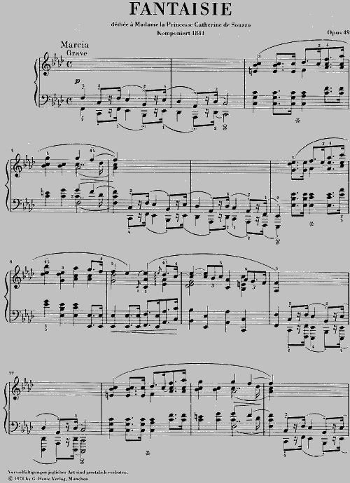 Chopin F. - Fantasie f-Moll Op. 49