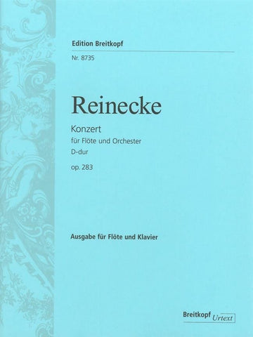 Reinecke C. - Concerto Pour Flute En Re Majeur Op. 283 - Flute Piano
