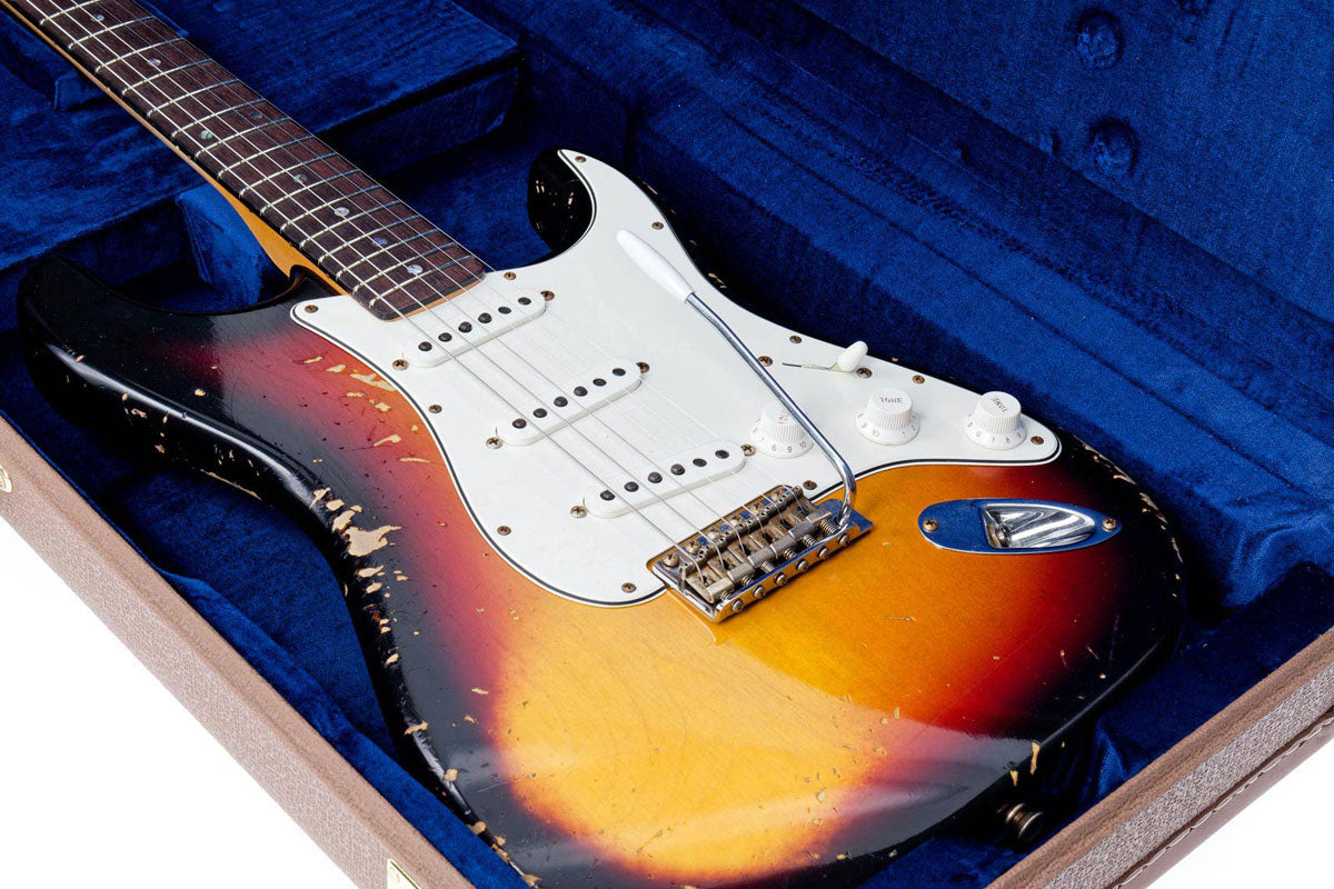 60 Stratocaster Heavy Relic Rw 3-farbiger Sunburst