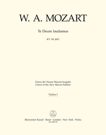 Mozart W.a. Te Deum Laudamus KV 141 (66B)