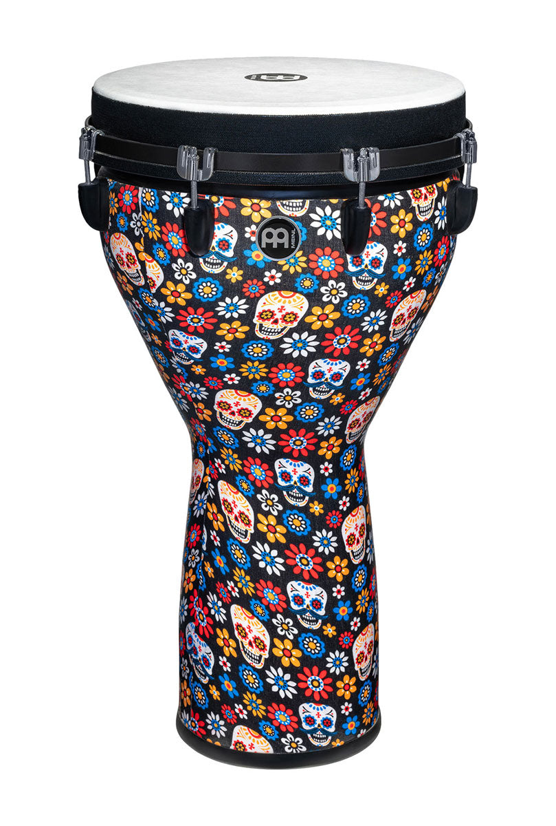 PERCUSSION 14" JUMBO DJEMBE DAY OF THE DEAD