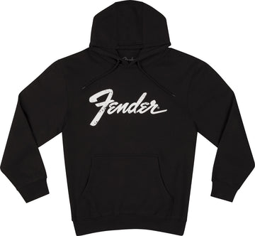 Fender Logo Date Back Hoodie Black L